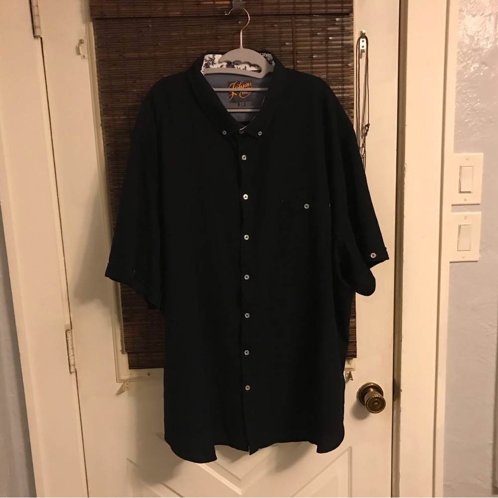 NWOT Johnny Bigg Blue  RODNEY TEXTURED SHIRT